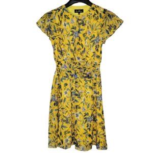 Sam Edelman Floral Wrap Front Dress